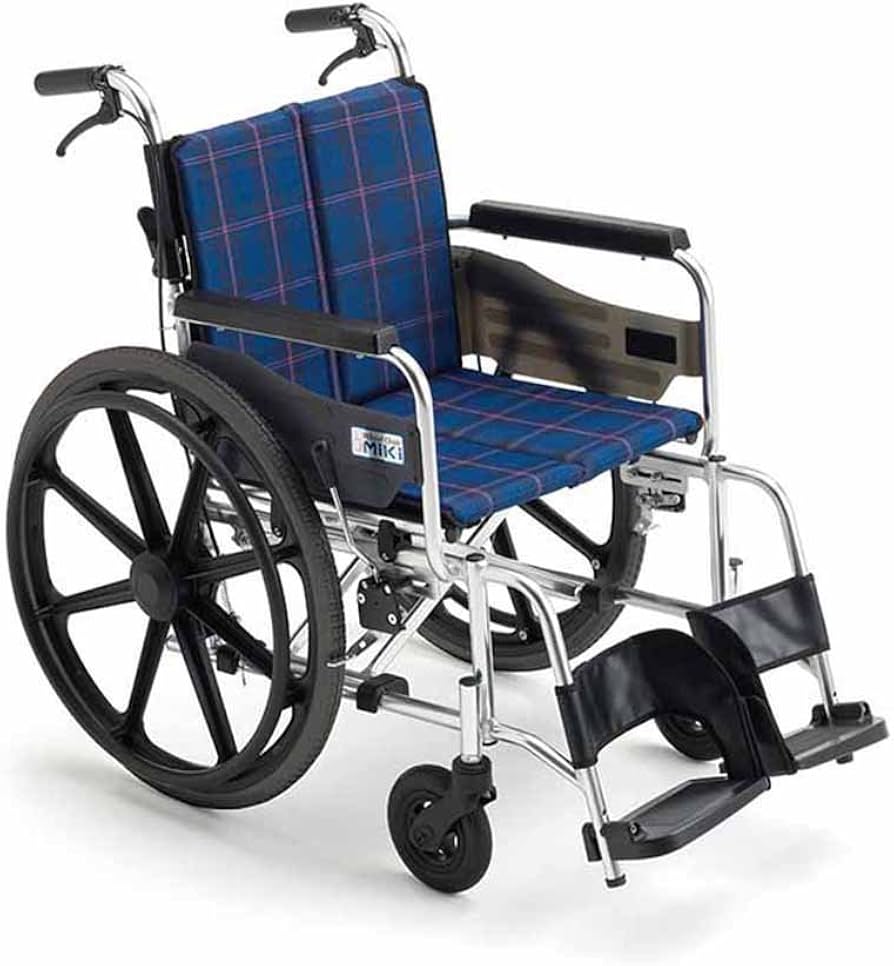 Amazon | 【非課税】ミキ 自走型 車いす ビッグサイズ KJP-2H #54